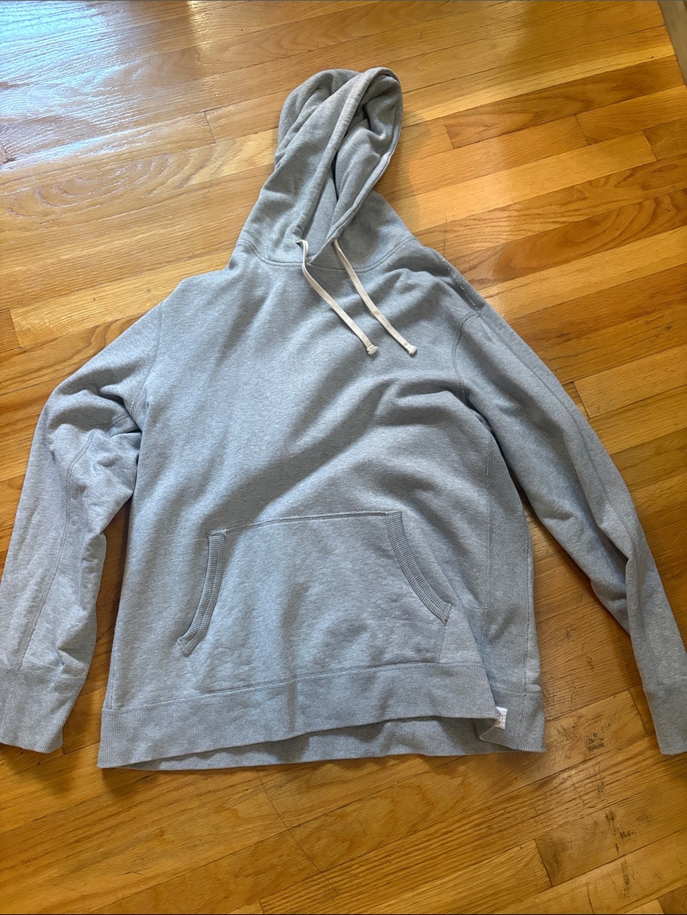 Men's Lightweight Grey Pullover Hoodie